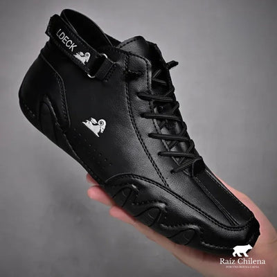ZAPATILLAS DE PIEL CANTABRIA™ | EDICION LIMITADA PREMIUM CUERO NEGRO